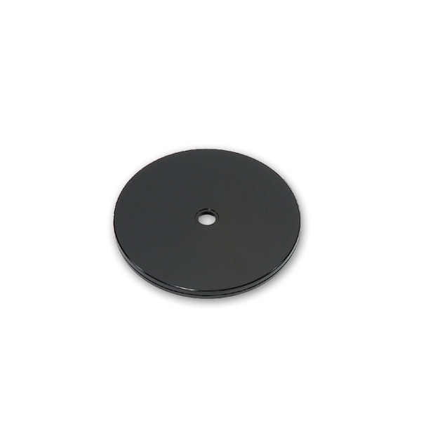 6" Wide Revolving Display Base-FLAT BLACK, PK10
